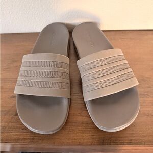 Adidas grey Slide Sandals